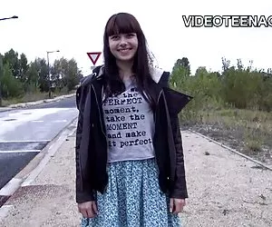  18 años de edad adolescente luna primer desnudo de vídeo de casting