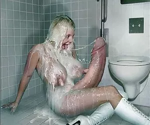 Mujer con una gran sorpresa