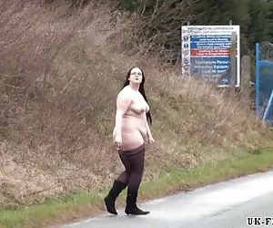 La  grasa amateur exhibicionista emmas público exhibicionismo de voyeur bbw