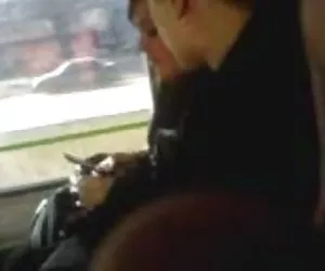  la masturbación público de transporte de 3