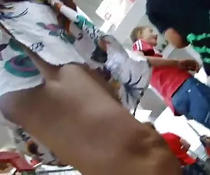  milf upskirt supermercado parte. 2