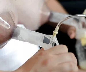 Extracción  de leche lactantes, tetas