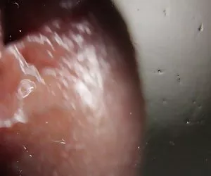 Macro cerrar hasta correrse sobre vidrio ver porno