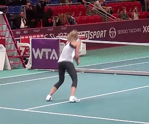  maria sharapova, la mejor de la sesión de práctica